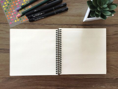 The Container  Life İs Sweet Donut&Coffee 16x15 50 Yaprak Noktalı Defter