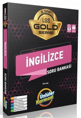 Ünlüler Karması 8. Sınıf LGS İngilizce Gold Serisi Soru Bankası