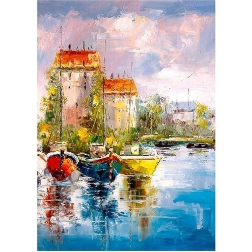 Puzzle 1000 Prç Sahil Kasabası 260719-99 /