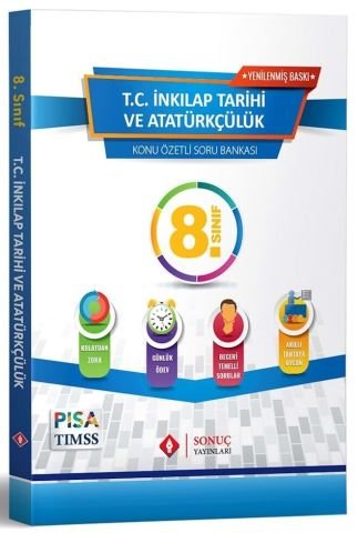 Sonuç Yayınları 8. Sınıf T.C. İnkılap Tarihi ve Atatürkçülük Konu Özetli Soru Bankası Yenilenmiş Baskı