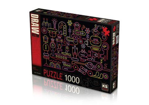 Ks Games Robot Workshop  1000 Parça Puzzle
