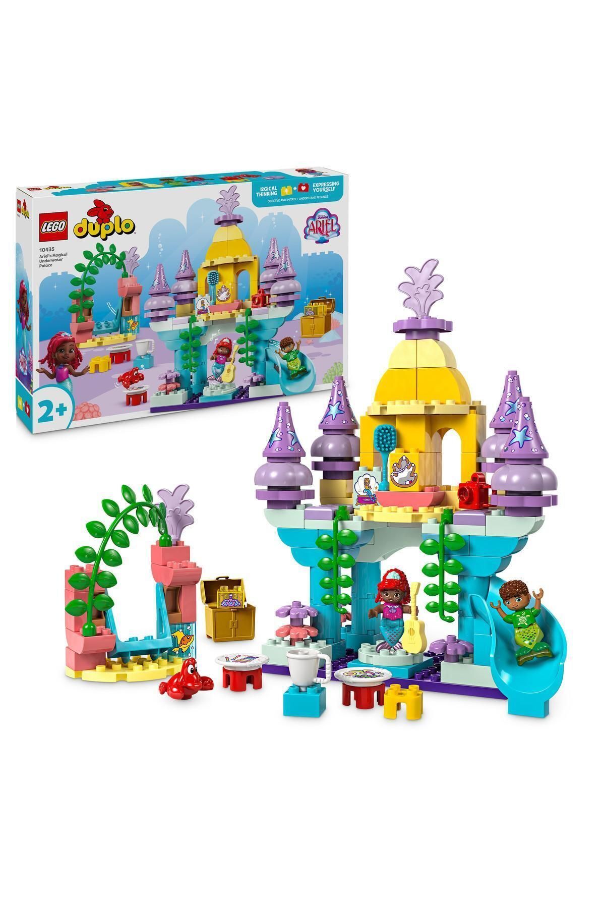 ® DUPLO® │ Disney Ariel’in Sihirli Su Altı Sarayı 10435 - 2+ Eğitici Oyuncak Yapım Seti (116 Pr)