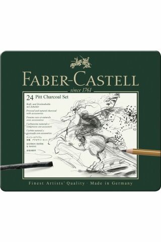 Faber Pıtt Monochrome Işlenmiş Kömür Seti 5188112978