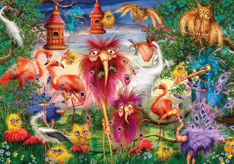 Ks Games Ugly Bi̇rds  1000 Parça Puzzle