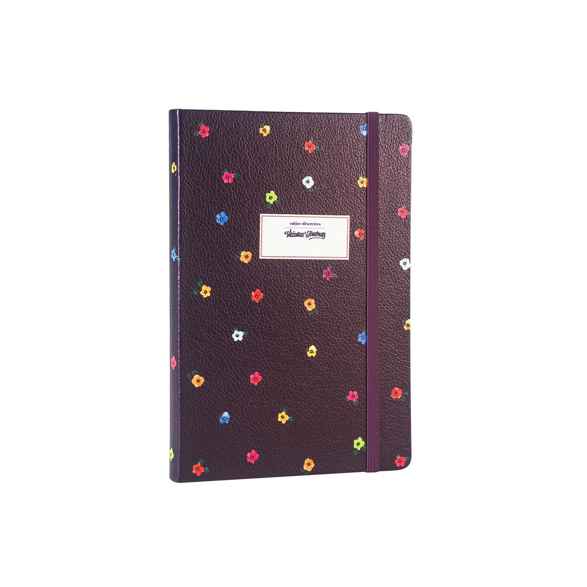 Victoria's Journals 14x20 Mini Flowers Noktalı Sert Kapak Lastikli Defter