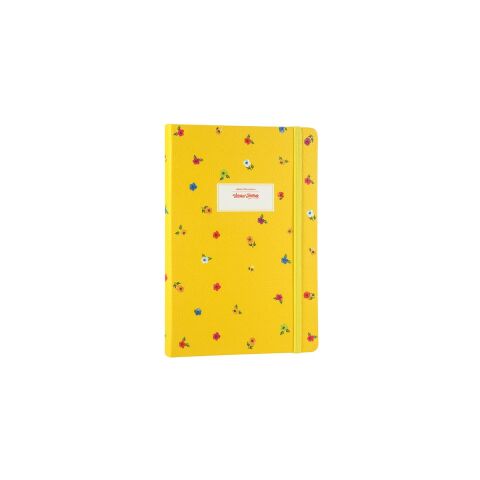 Victoria's Journals 14x20 Mini Flowers Noktalı Sert Kapak Lastikli Defter