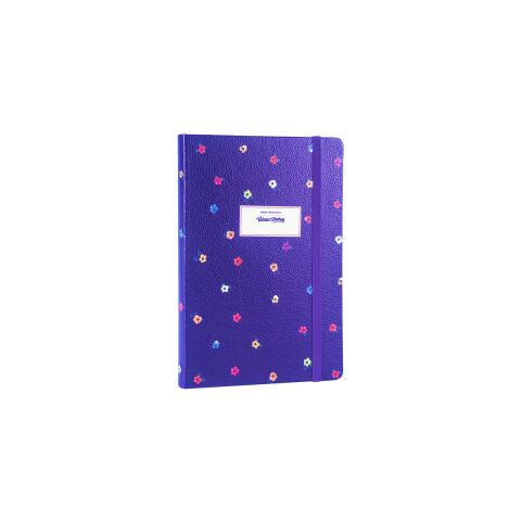 Victoria's Journals 14x20 Mini Flowers Noktalı Sert Kapak Lastikli Defter