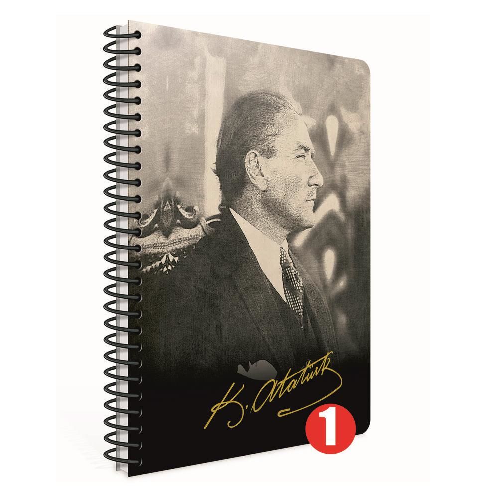 Gıpta Atatürk 2021 17x24 Günlük Ajanda 409-AKK Spiralli