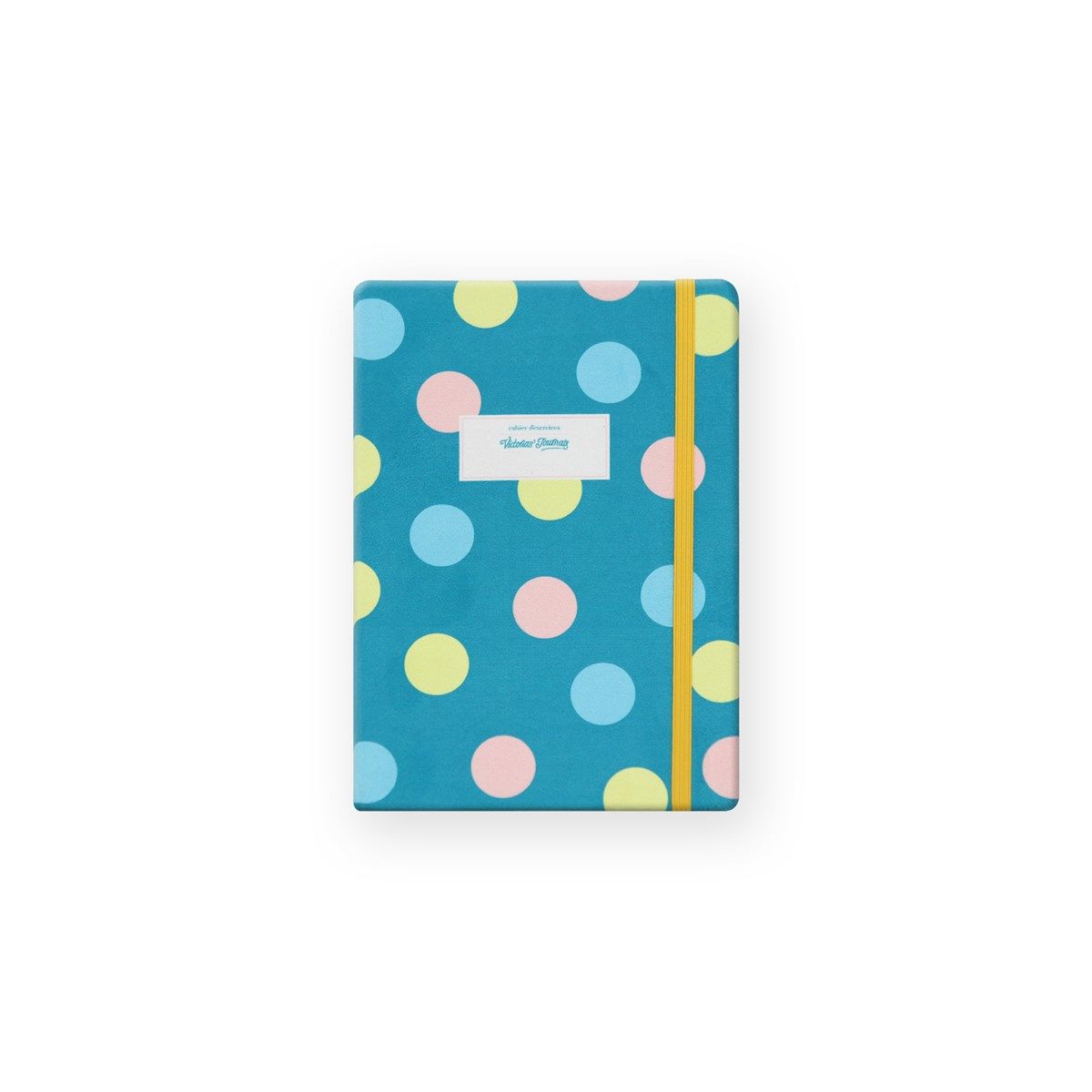 Victoria's Journals 14x20 Trendy Polka Dots Noktalı Sert Kapak Lastikli Defter