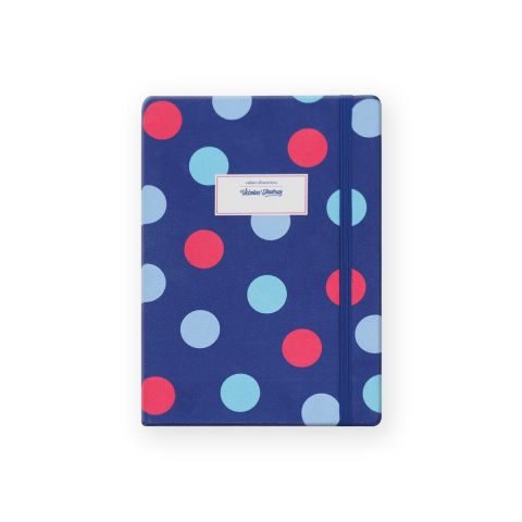 Victoria's Journals 14x20 Trendy Polka Dots Noktalı Sert Kapak Lastikli Defter