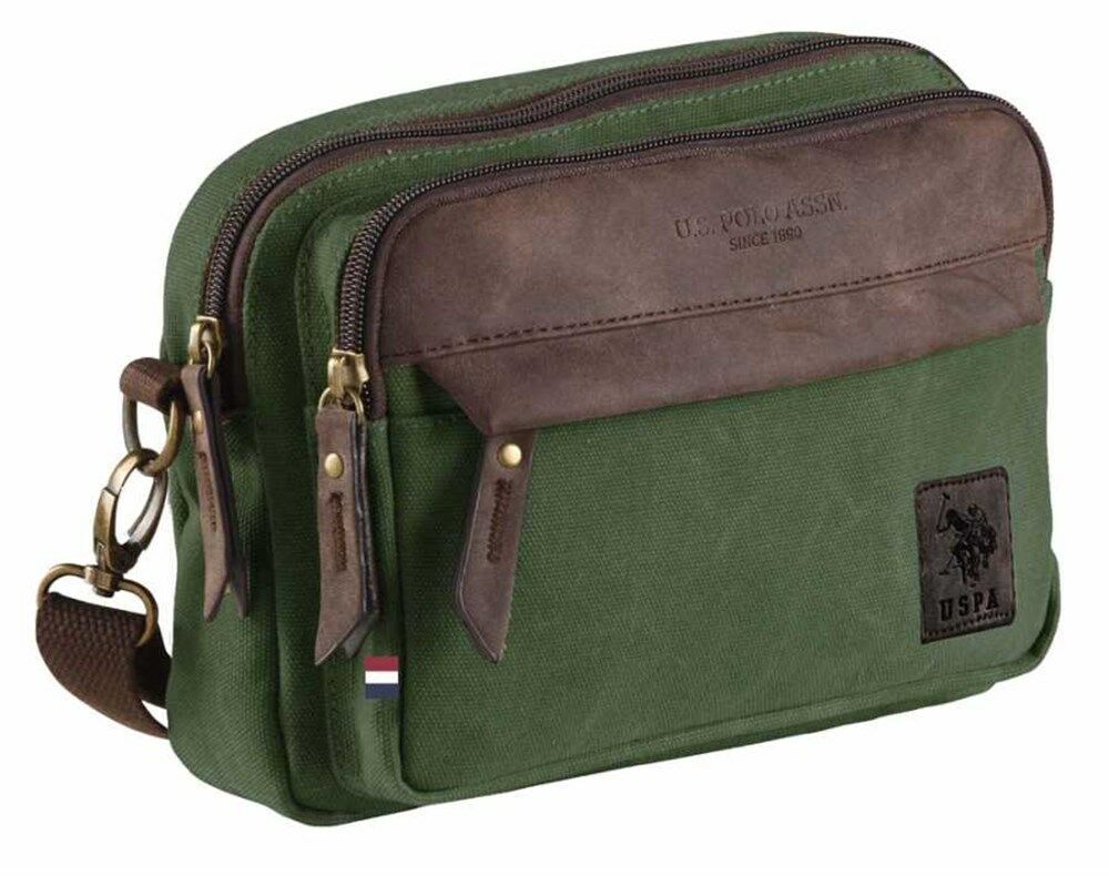 U.S. Polo Assn. PLEVR7130 Haki Kanvas Evrak Çantası (PLEVR7130)