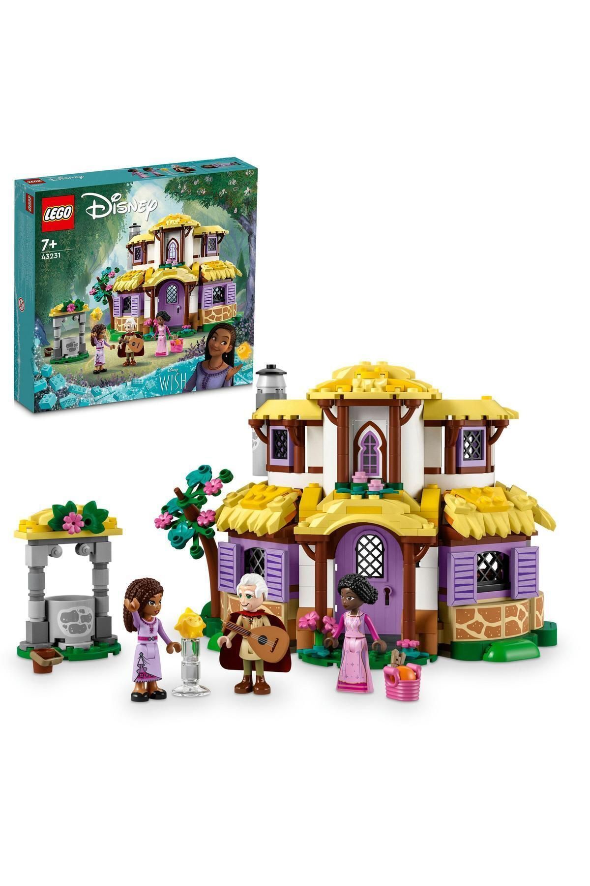 ® Disney Asha’nın Evi 43231 - 7 Yaş ve Üzeri Çocuklar için Yaratıcı Oyuncak Yapım Seti (509 Parça)
