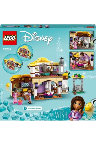® Disney Asha’nın Evi 43231 - 7 Yaş ve Üzeri Çocuklar için Yaratıcı Oyuncak Yapım Seti (509 Parça)