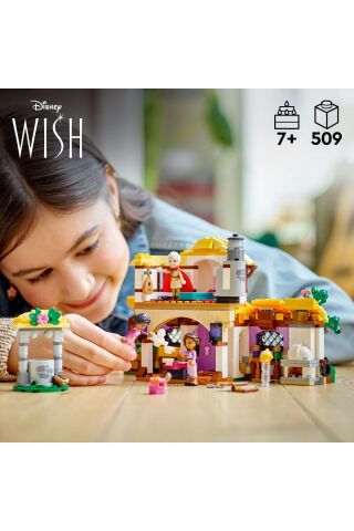 ® Disney Asha’nın Evi 43231 - 7 Yaş ve Üzeri Çocuklar için Yaratıcı Oyuncak Yapım Seti (509 Parça)