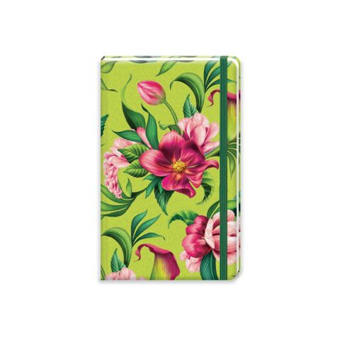 Keskin Color 13x21 Velvet Beauty 13x21cm Kumaş Sert Kapak Ciltli 80 Yaprak Çizgili Lastikli Defter.