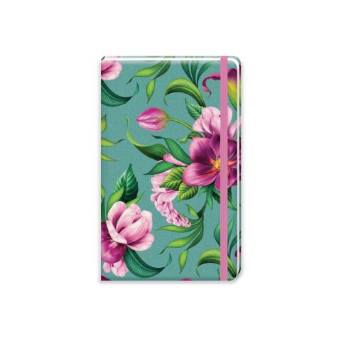Keskin Color 13x21 Velvet Beauty 13x21cm Kumaş Sert Kapak Ciltli 80 Yaprak Çizgili Lastikli Defter.