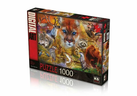 Ks Games North Ameri̇can Ani̇mals  1000 Parça Puzzle