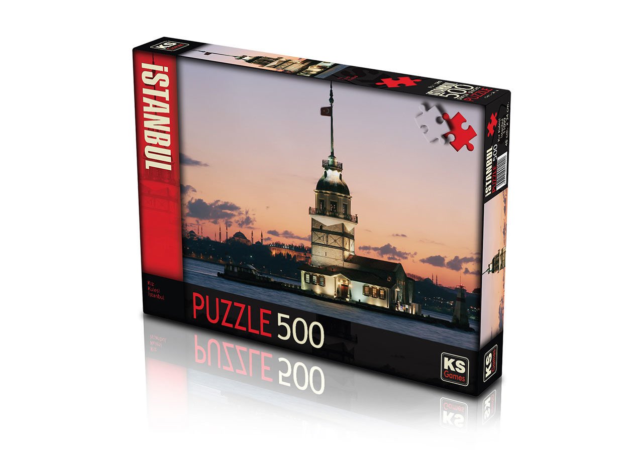 Ks Games  Kız Kulesi İstanbul 500 Parça Puzzle