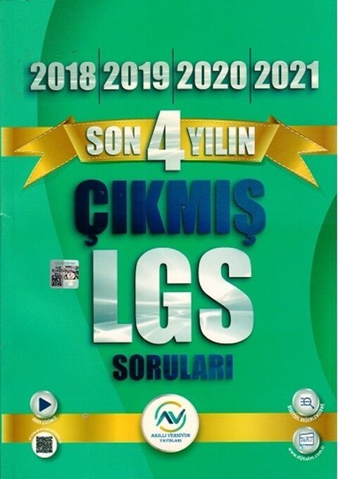 Av Yayınları 8. Sınıf LGS Son 3 Yılın Çıkmış Sorular