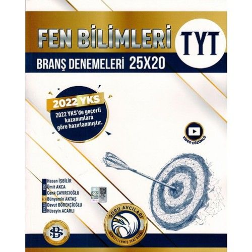 Bilgi Sarmal Yayınları TYT Fen Bilimleri 25 x 20 Branş Denemeleri
