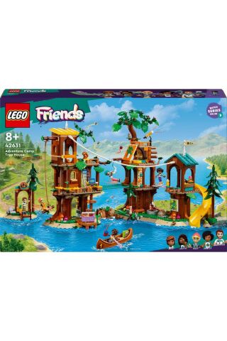 ® Friends Macera Kampı Ağaç Ev 42631 - 8+ Yaratıcı Oyuncak Yapım Seti (1128 Parça)
