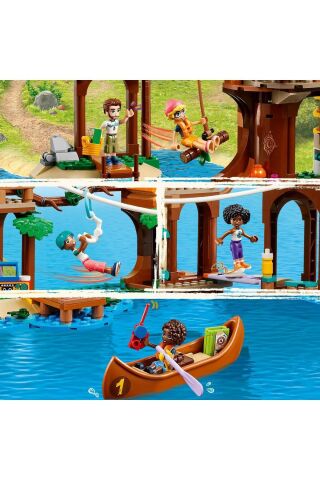 ® Friends Macera Kampı Ağaç Ev 42631 - 8+ Yaratıcı Oyuncak Yapım Seti (1128 Parça)
