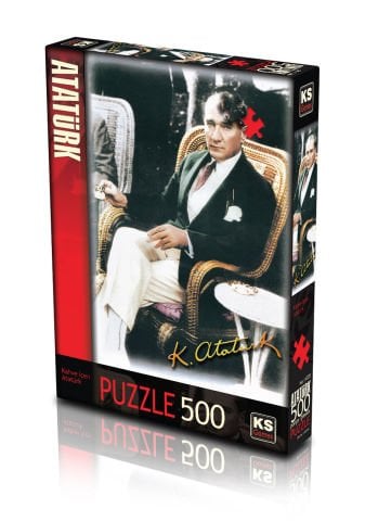 Ks Games Kahve İçen Atatürk 500 Parça Puzzle