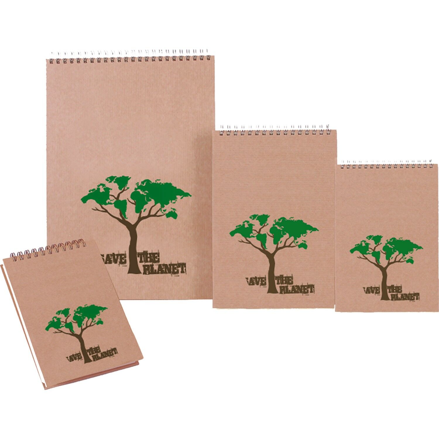 Keskin Color Planet Karton Kapak 20x28cm 120 Yaprak Çizgisiz (Düz) Üstten Spiralli Defter
