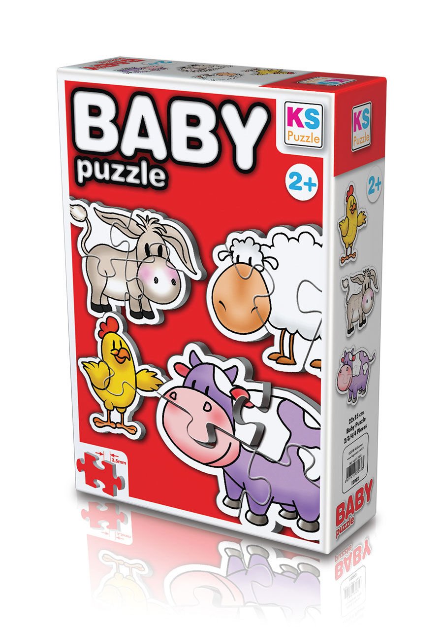 Ks Games Çiftlik Hayvanları Baby Puzzle