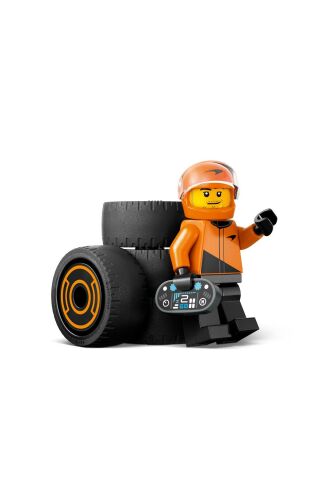 ® City McLaren Yarış Arabalı F1® Sürücüsü 60442 - 6+ Yaratıcı Oyuncak Yapım Seti (86 Parça)