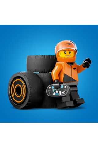 ® City McLaren Yarış Arabalı F1® Sürücüsü 60442 - 6+ Yaratıcı Oyuncak Yapım Seti (86 Parça)