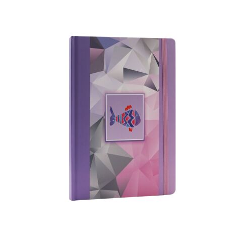 Keskin Color Kısmet 17x24cm 96 Yaprak Çizgisiz Sert Kapak Ciltli Lastikli Defter