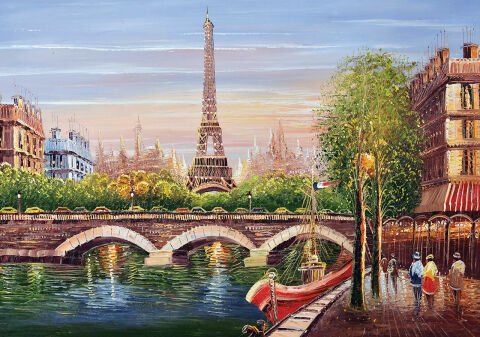 Ks Games Seine River Paris 500 Parça Puzzle