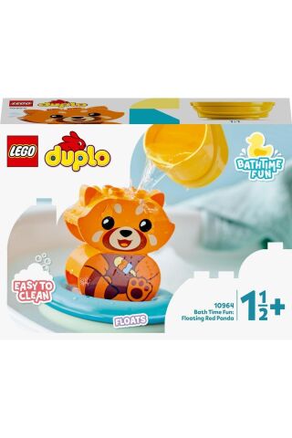 ® DUPLO® İlk Banyo Zamanı Eğlencesi: Yüzen Kırmızı Panda 10964 Yapım Oyuncağı (5 Parça)