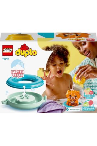 ® DUPLO® İlk Banyo Zamanı Eğlencesi: Yüzen Kırmızı Panda 10964 Yapım Oyuncağı (5 Parça)