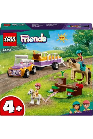 ® Friends At ve Midilli Römorku 42634 - 4+ Oyuncak Yapım Seti (105 Parça)