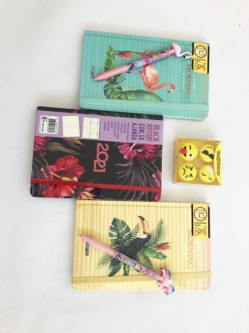 Gıpta Good Morning 13x21 120 Yaprak Ciltli Defter ve Kalem Seti