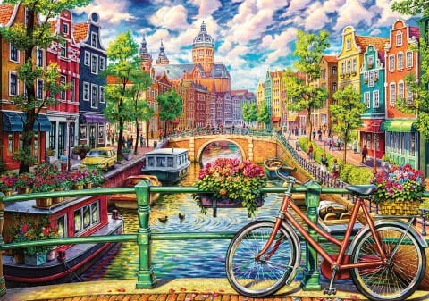 Ks Games A Colourul Ci̇ty 1500 Parça Puzzle