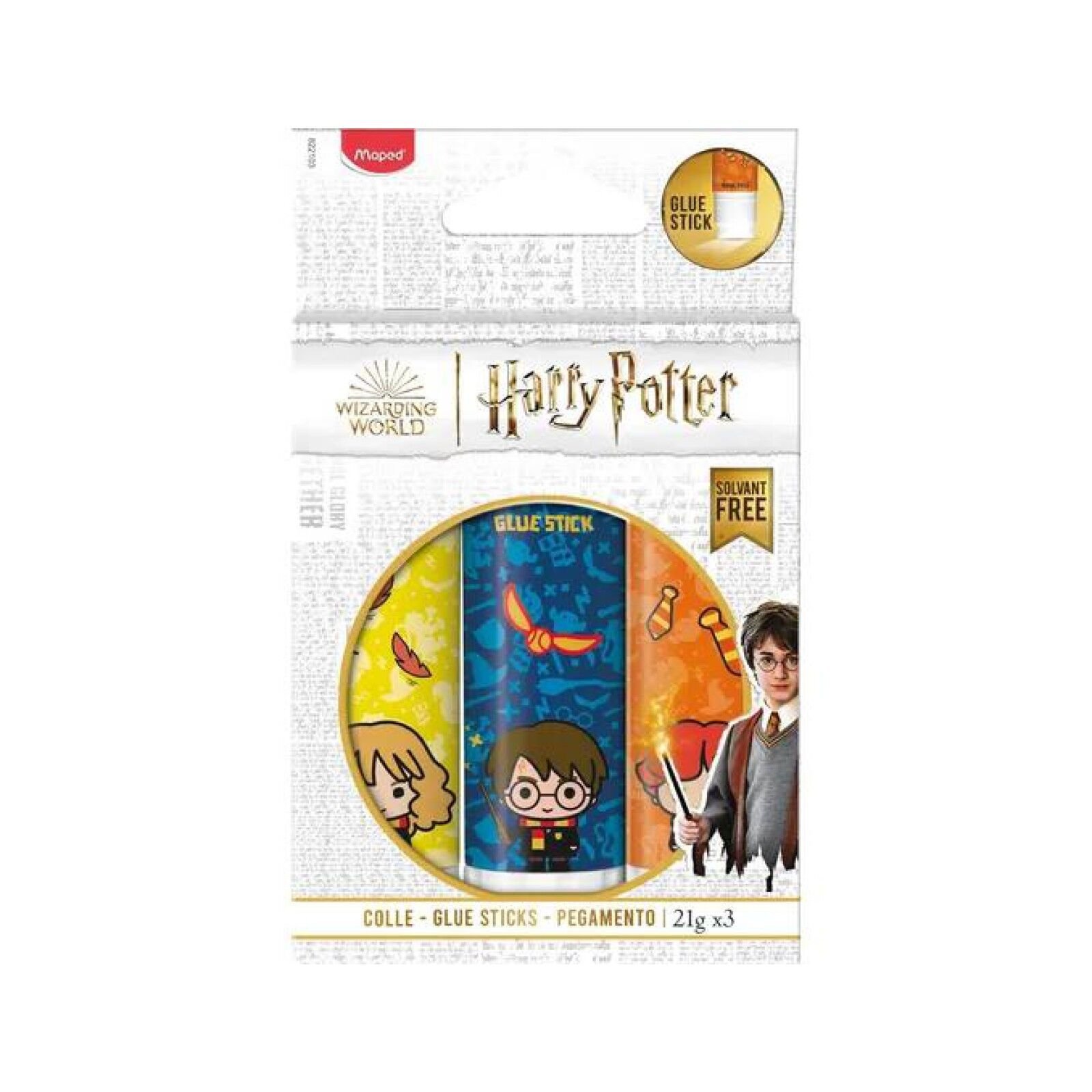 Maped Harry Potter Glue Sticks 3'lü 21gr Yapıştırıcı