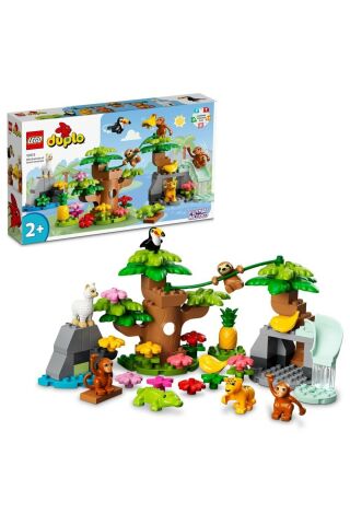 ® DUPLO® Vahşi Güney Amerika Hayvanları 10973 -2 Yaş ve Üzeri Çocuklar için Yapım Seti(71 Parça)