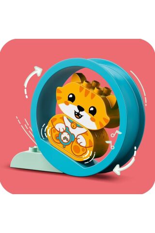 ® DUPLO® Sesli İlk Yavru Köpeğim ve Yavru Kedim 10977 -Evcil Hayvan Oyuncak Yapım Seti(22 Parça)