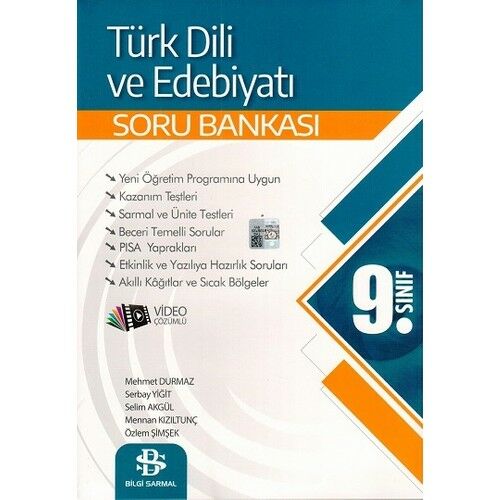 Bilgi Sarmal 9. Sınıf Türk Dili ve Edebiyatı Soru Bankası Video Çözümlü