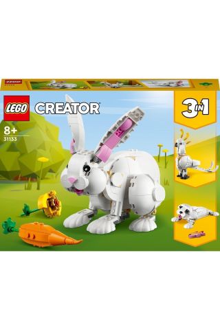 ® Creator 3’ü 1 Arada Beyaz Tavşan 31133 - 8 Yaş ve Üzeri Çocuklar İçin Yapım Seti (258 Parça)
