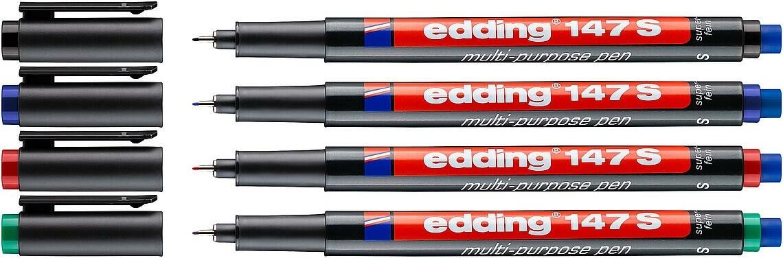 Edding Asetat Kalemi Silgili Set (e-147S)