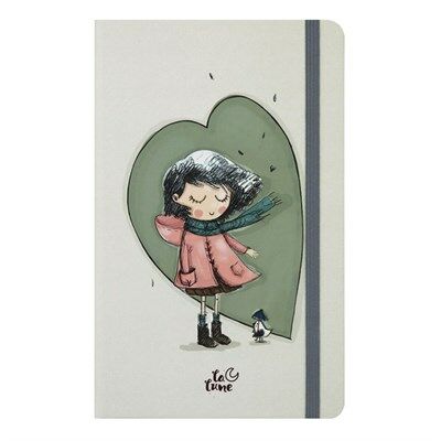 Keskin Color Pronot la lune 9x14cm Sert Kapak 80 Yaprak Çizgili Ciltli Defter