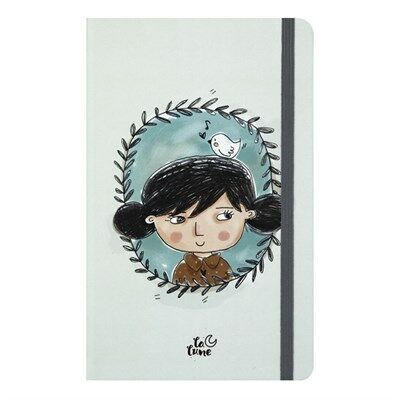 Keskin Color Pronot la lune 9x14cm Sert Kapak 80 Yaprak Çizgili Ciltli Defter