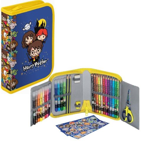 Maped Harry Potter Tek Gözlü İçi Dolu Kalem Çantası