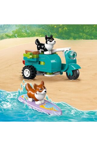 ® Friends Sörfçü Köpekler ve Scooter Macerası 42641 - 6+ Oyuncak Yapım Seti (113 Parça)