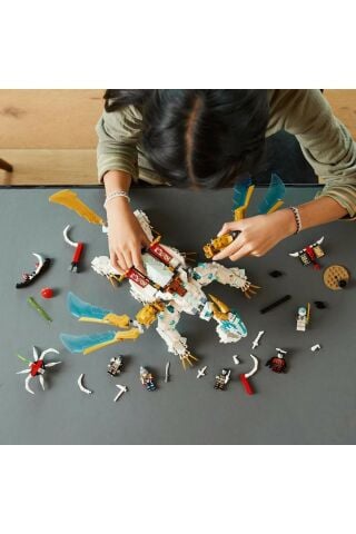 ® NINJAGO® Zane’in Buz Ejderhası Yaratığı 71786 - 10 Yaş ve Üzeri için Yapım Seti (973 Parça)