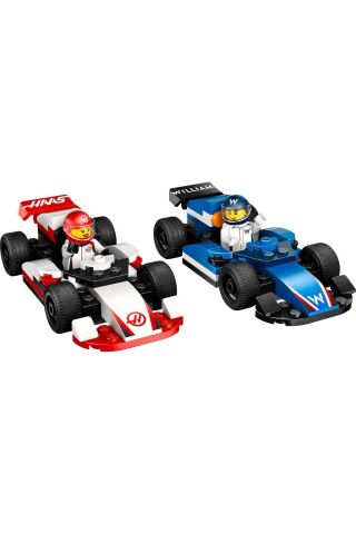 ® City F1® Williams Racing ve Haas F1® Yarış Arabaları 60464 - 4+ Oyuncak Yapım Seti (92 Parça)